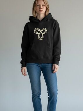 Aritzia TNA Baltic Logo Hoodie - Black